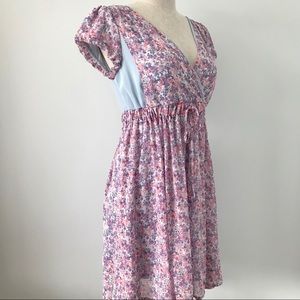 Princess Vera Wang floral peasant dress